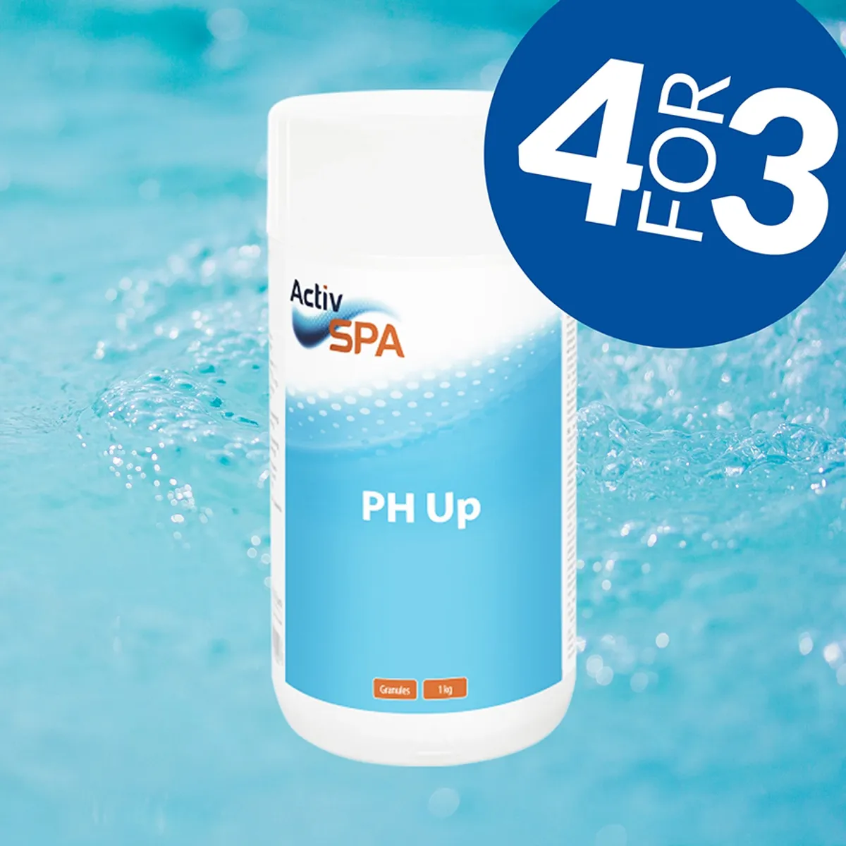ActivSPA PH Up 1kg (granulat) - 4pk