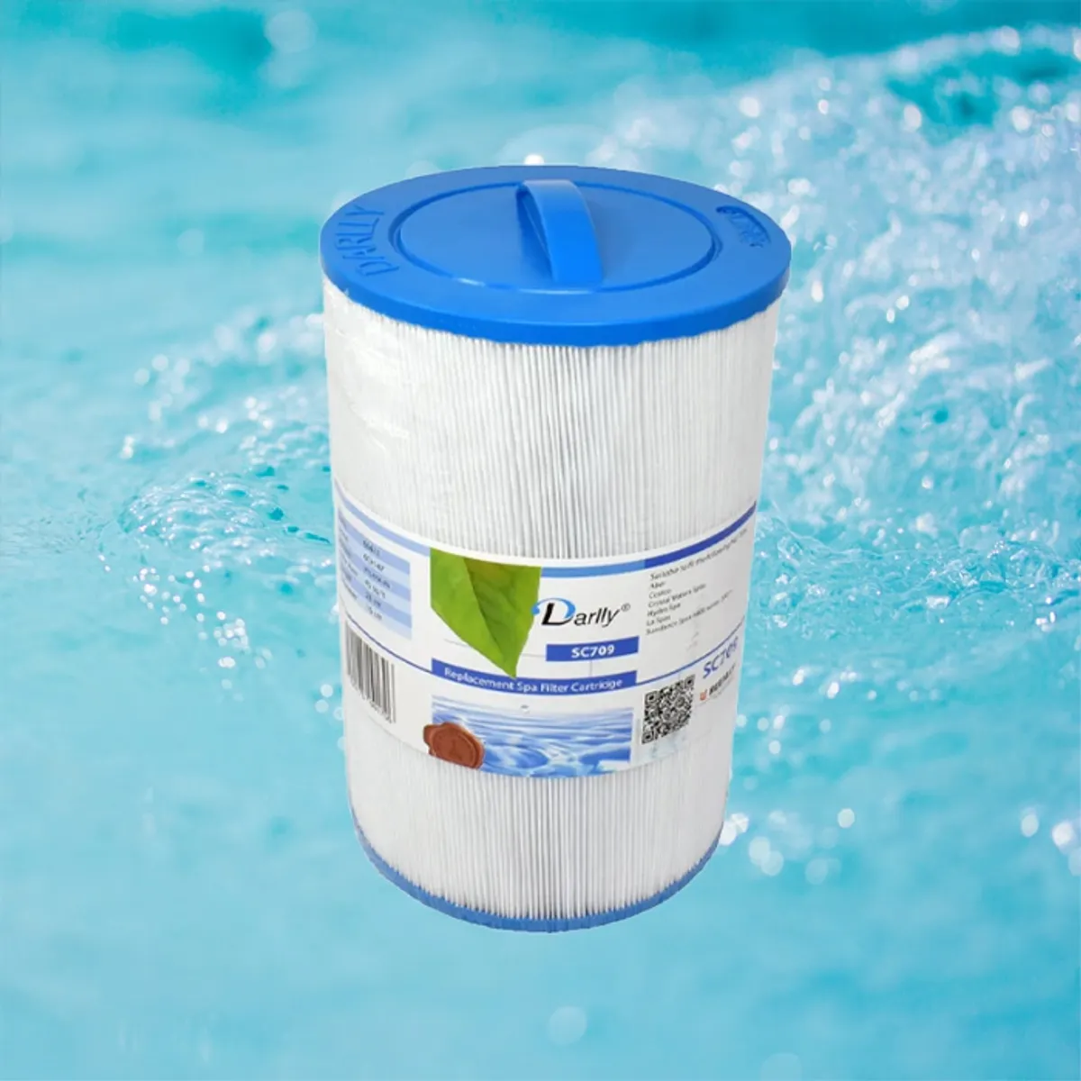 Spa filter 45 sq. ft. fingjenget, vaskbart - SC709 (4pk)