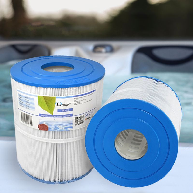Spa filter 65 sq. ft. u/ gjenger, vaskbart (4pk - spar 25%)
