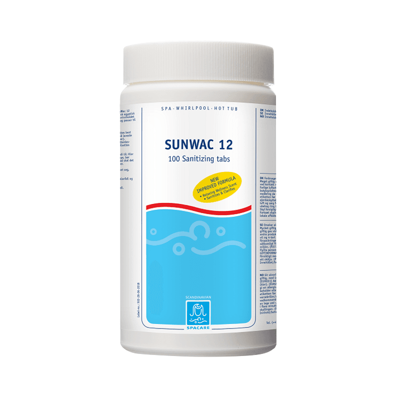 Scandinavian SpaCare SunWac 12 (100 tabs)